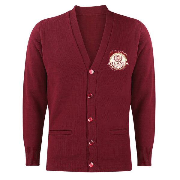 Atlanta Alumni Centennial Logo Cardigan (Krimson)