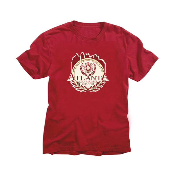 Atlanta Alumni Short Sleeve Logo Tee (Krimson)