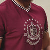 Kappa Alpha Psi Coat of Arms V-neck Tee (Krimson)