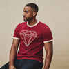 Kappa Alpha Psi Diamond Phi Nu Pi Ringer Tee