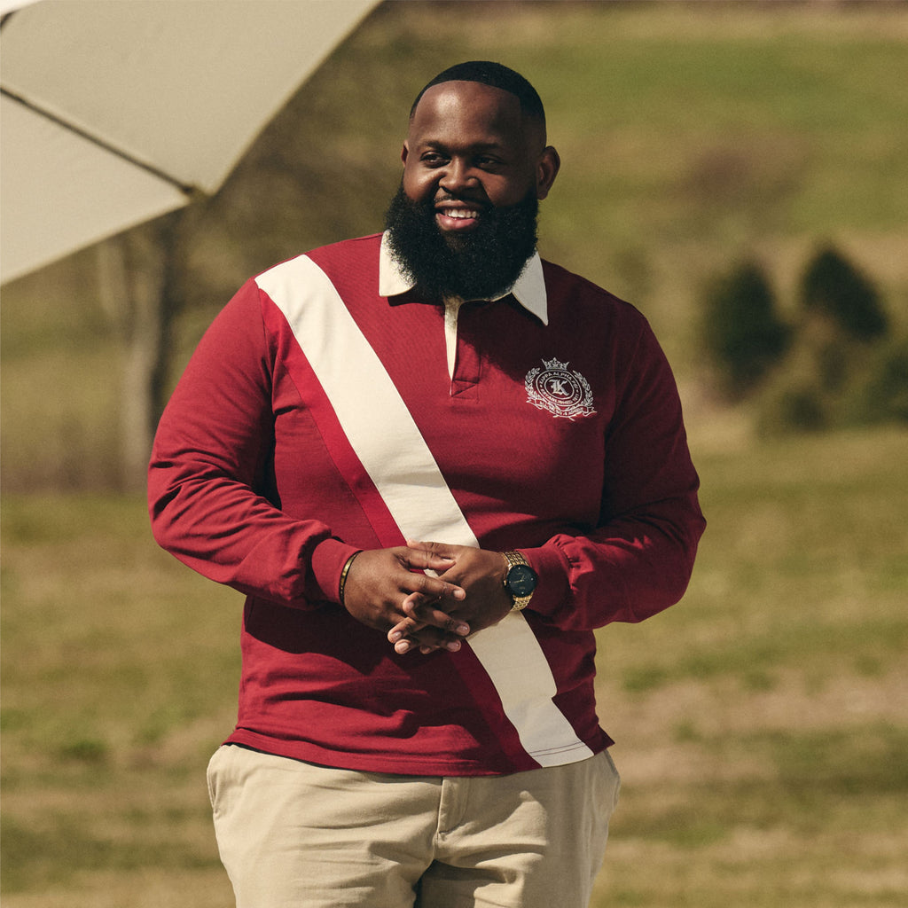 Kappa Alpha Psi Rugby Striped Klub Polo