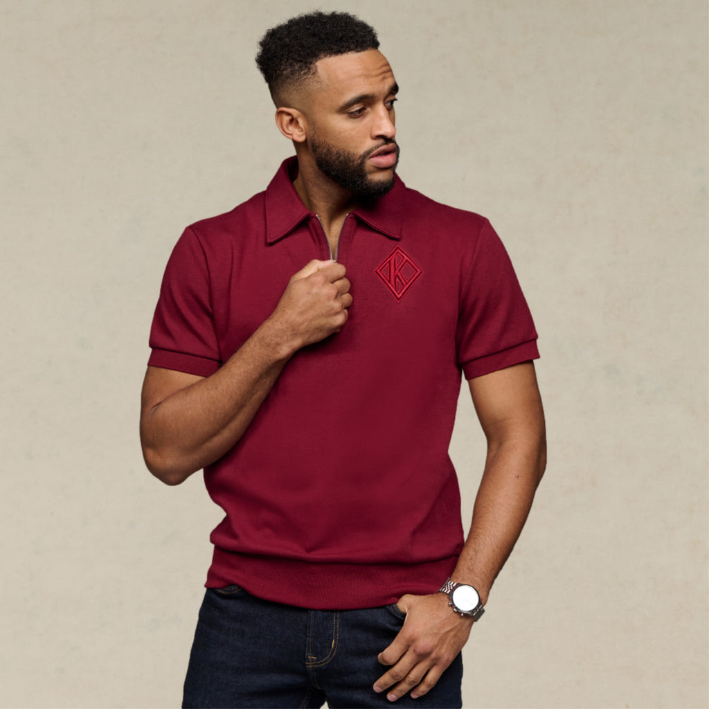 Kappa Alpha Psi Diamond K Tonal Polo (Krimson)