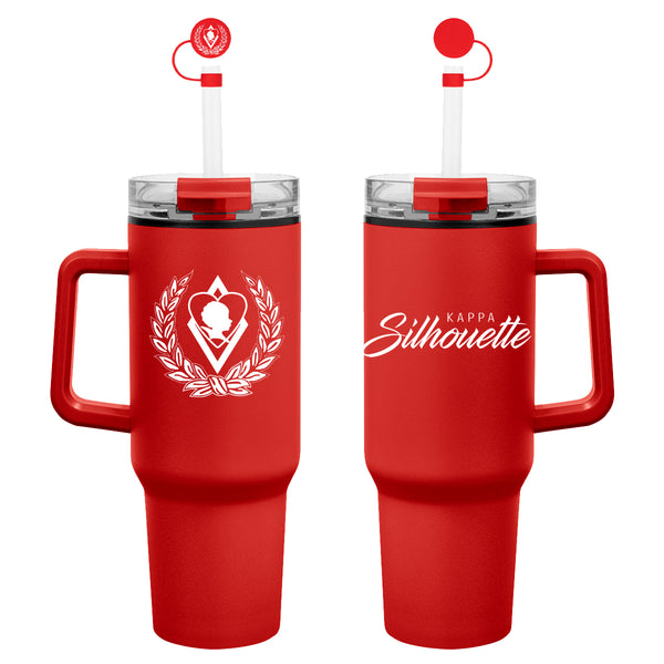 Kappa Alpha Psi Silhouette Stainless Steel Tumbler