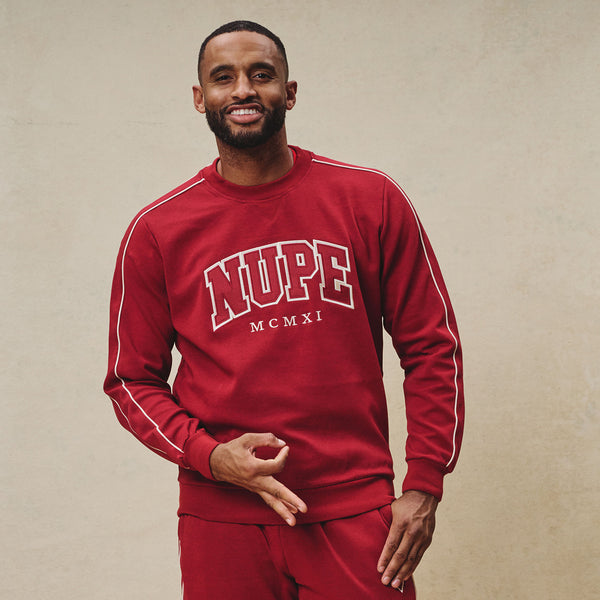 Kappa Alpha Psi Striped Nupe Crewneck