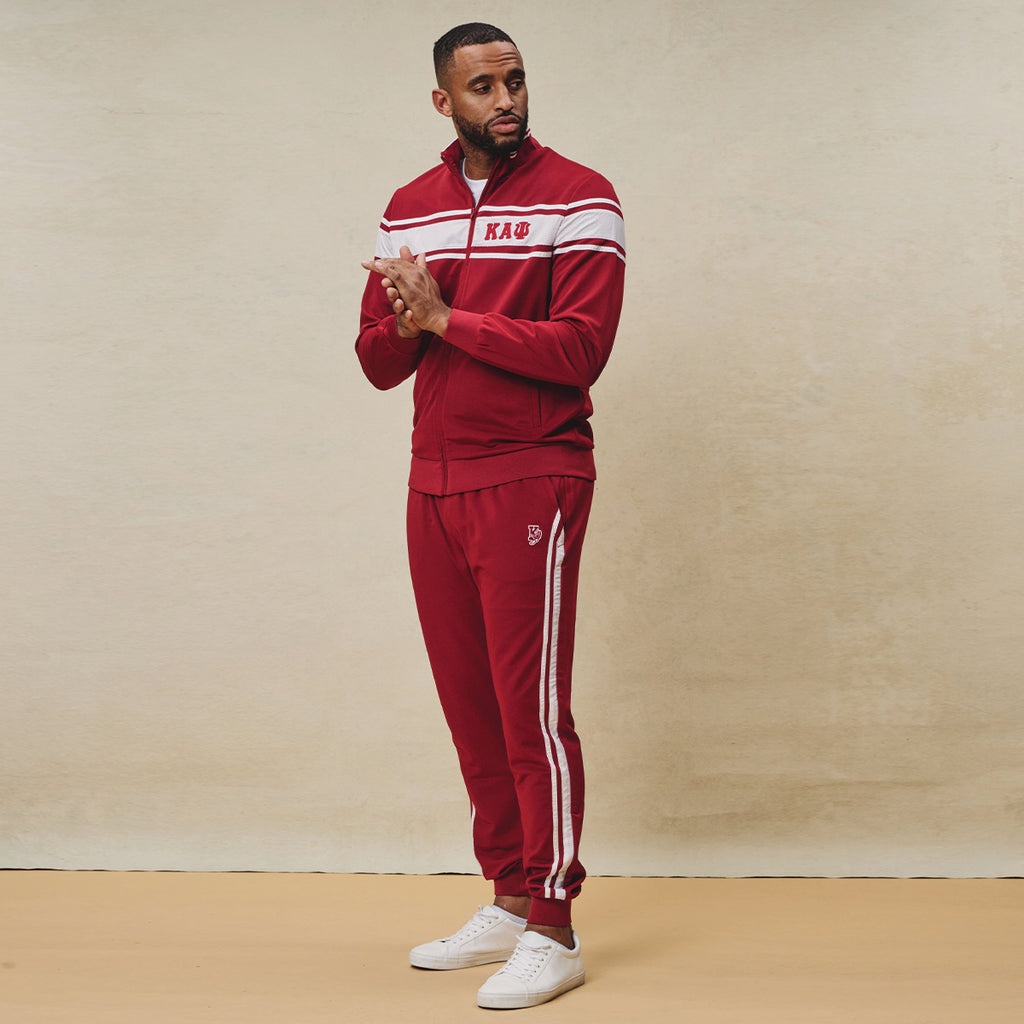 Kappa Alpha Psi 3-Letter Mesh Panel Track Jacket