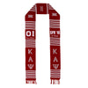 Kappa Alpha Psi CUSTOM Kente Graduation Stole (Red)