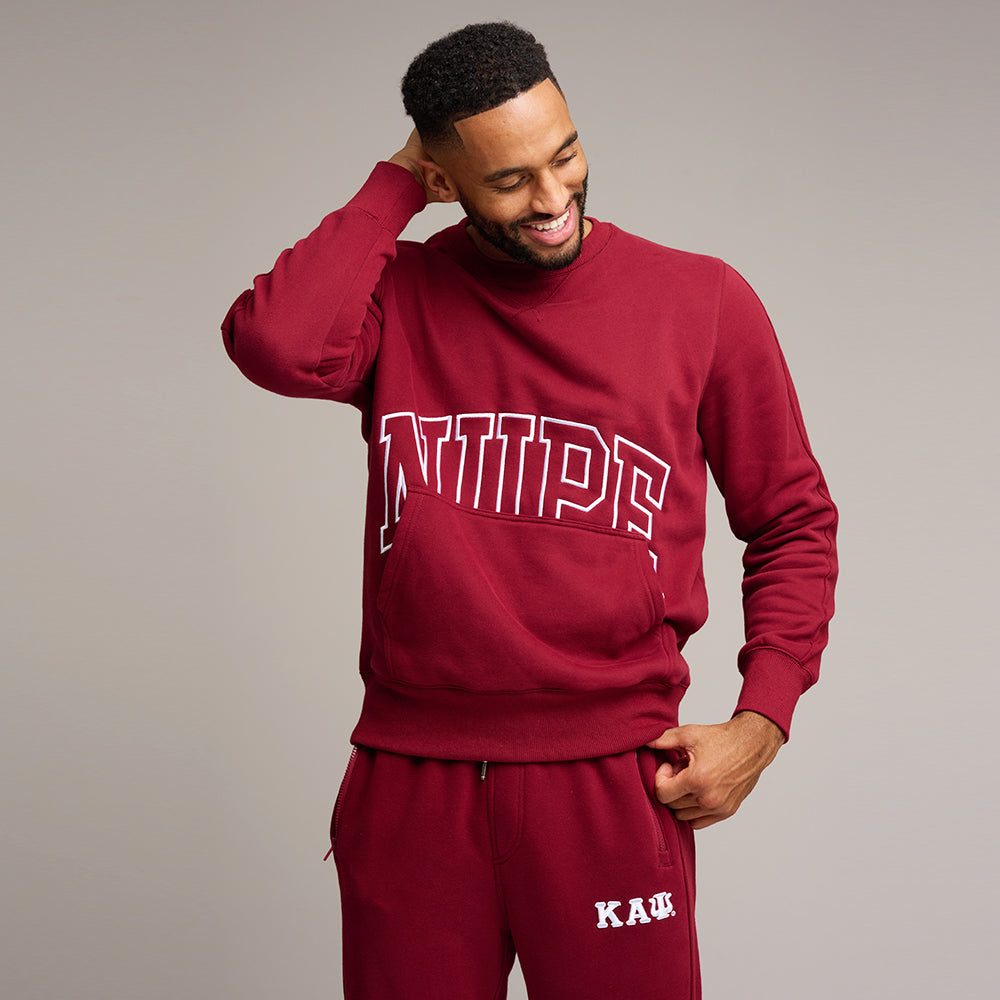 Nupe Kave Exklusive Kappa Alpha Psi Chenille Embroidery Hoodie - Red / –  Nupekave
